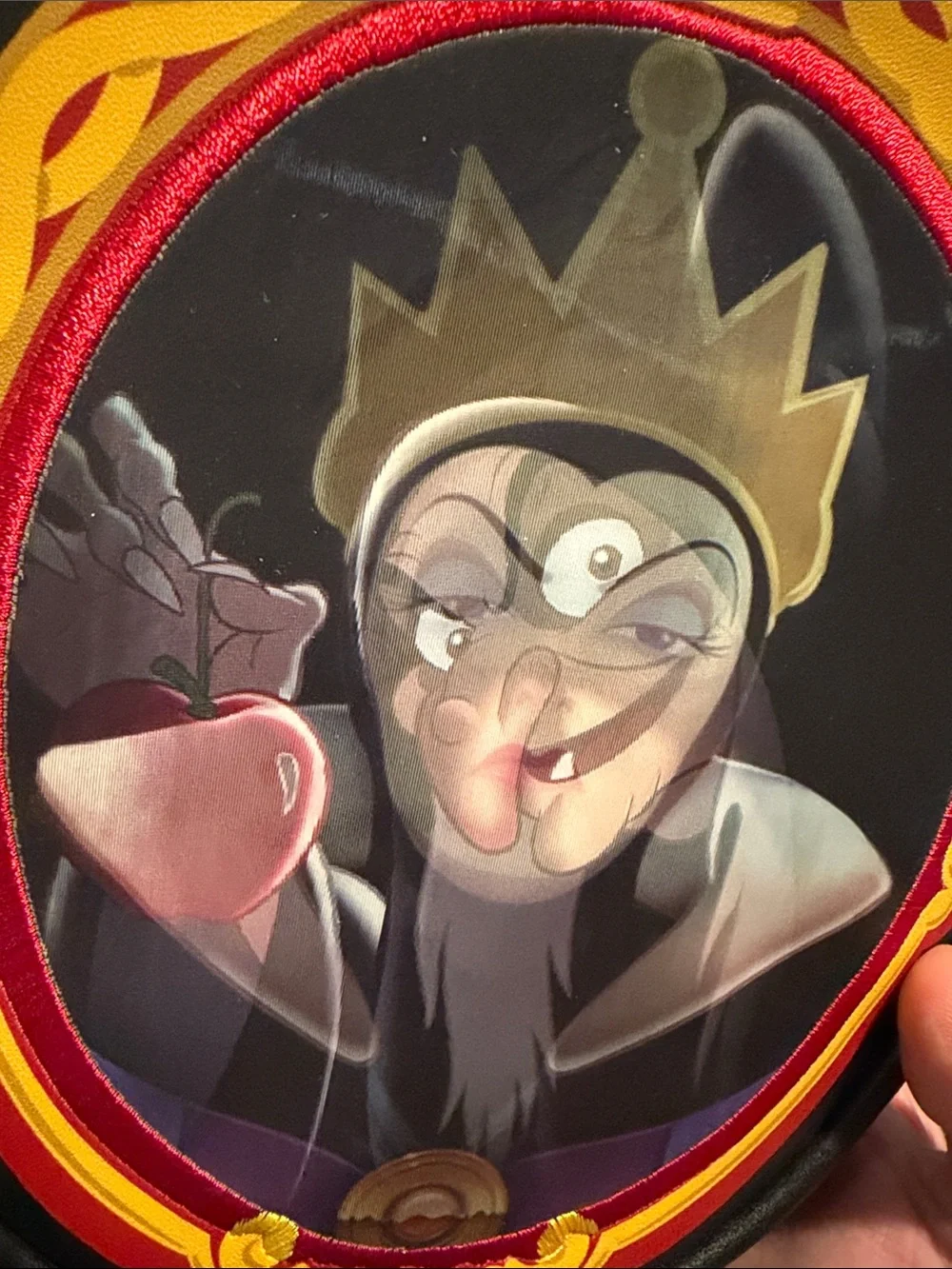 Brighton Evil Queen Compact Mirror - Black, Gold, Red, Purple